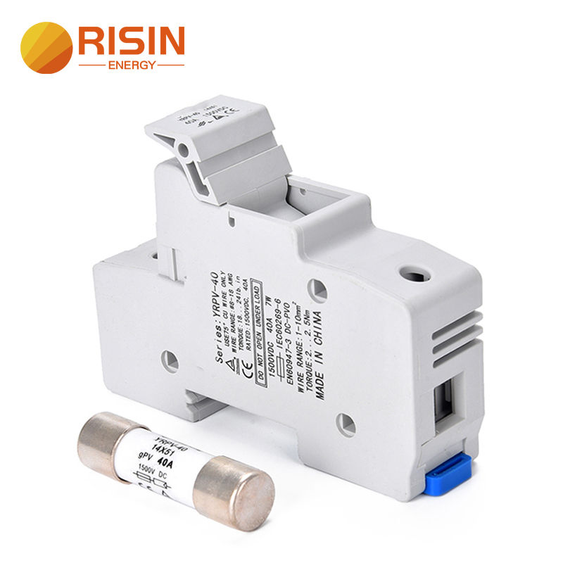 China Risin 40A 1500V DC Solar PV Fuse 14x51mm PV fuse