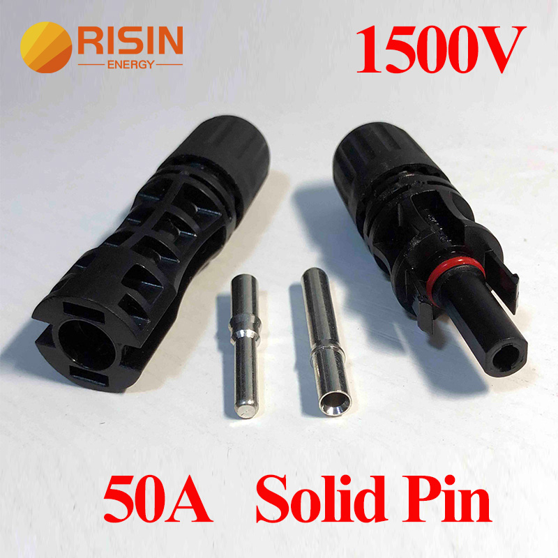 1500V MC4 50A massieve pin