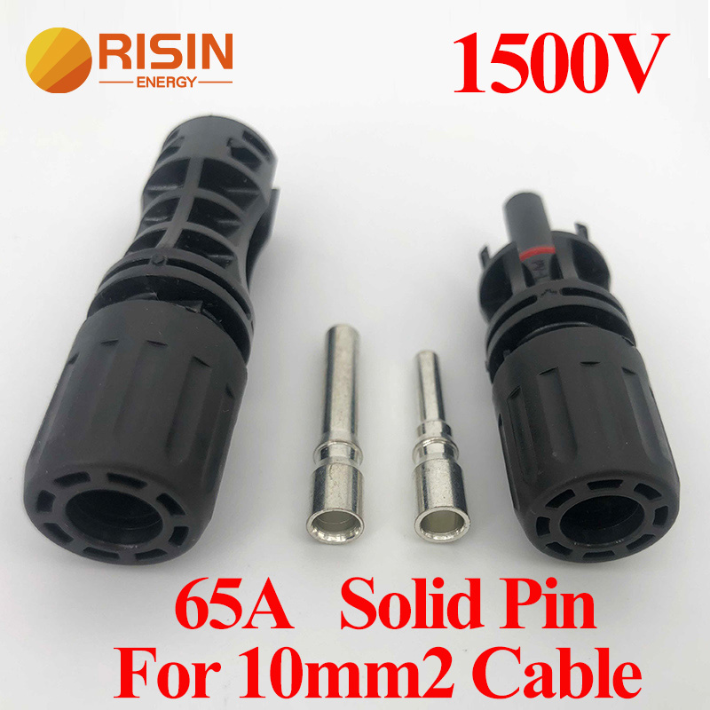 Pin Padat 1500V MC4 65A untuk 10mm2