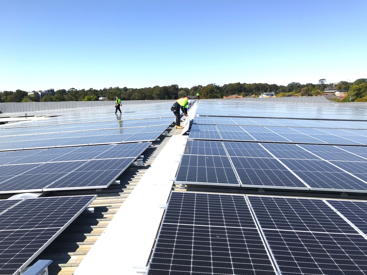 オーストラリアの1MW太陽光発電所