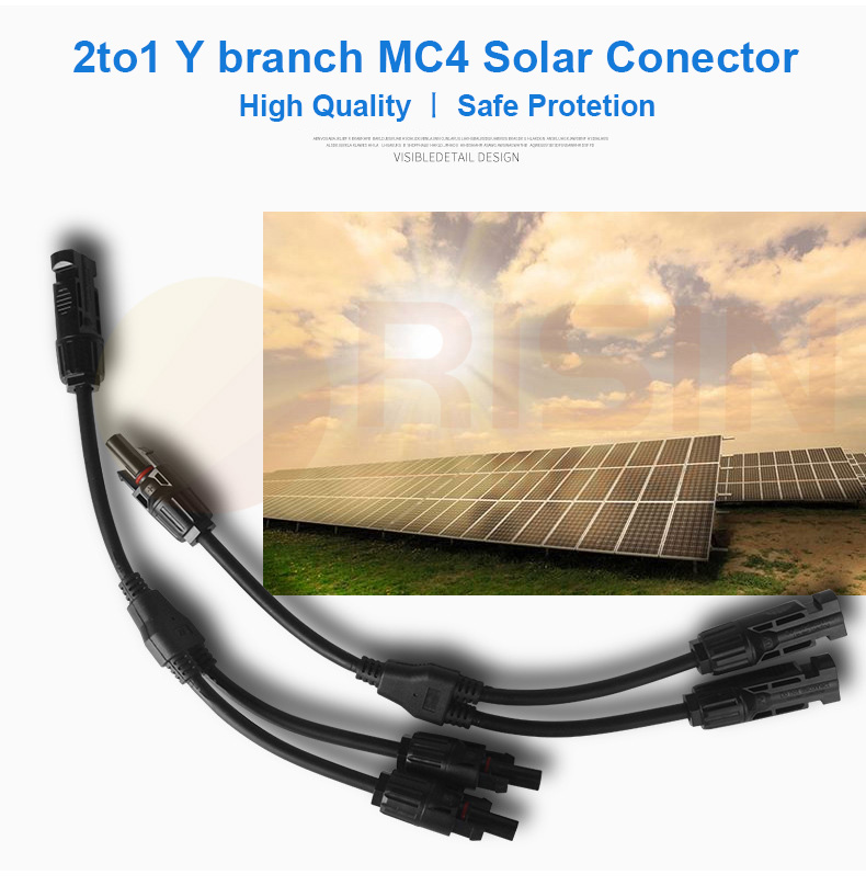 2to1 MC4 સૌર કનેક્ટર