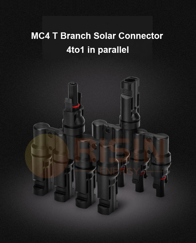 ឧបករណ៍ភ្ជាប់ MC4 សាខា 4in1 T