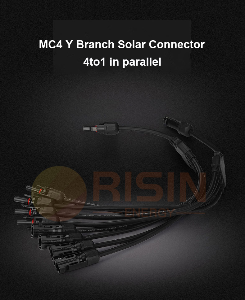 Conector MC4 de rama Y 4 en 1