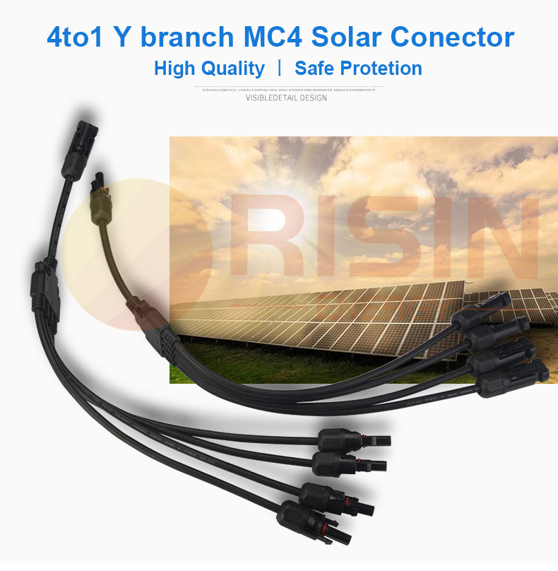 4to1 Y solární konektor