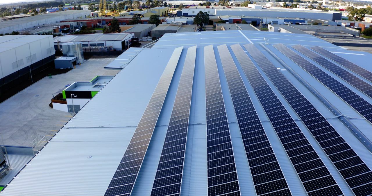 Sistema solar de tellado de 500 kW en Victoria, Australia 1