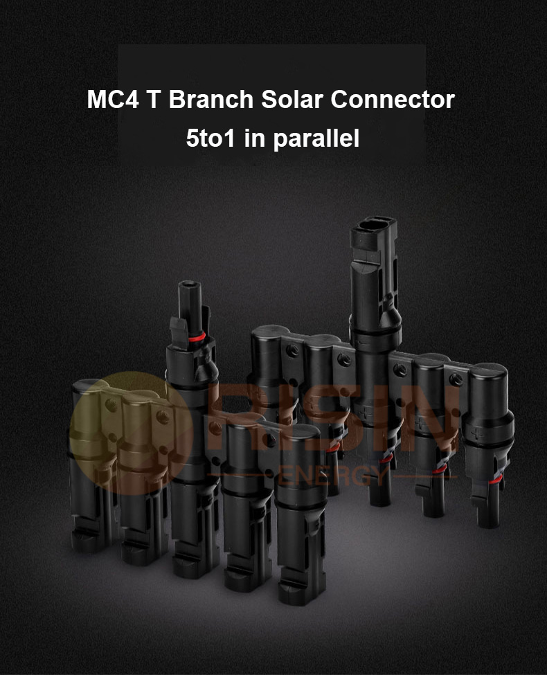 5in1 T Branch MC4 Connector