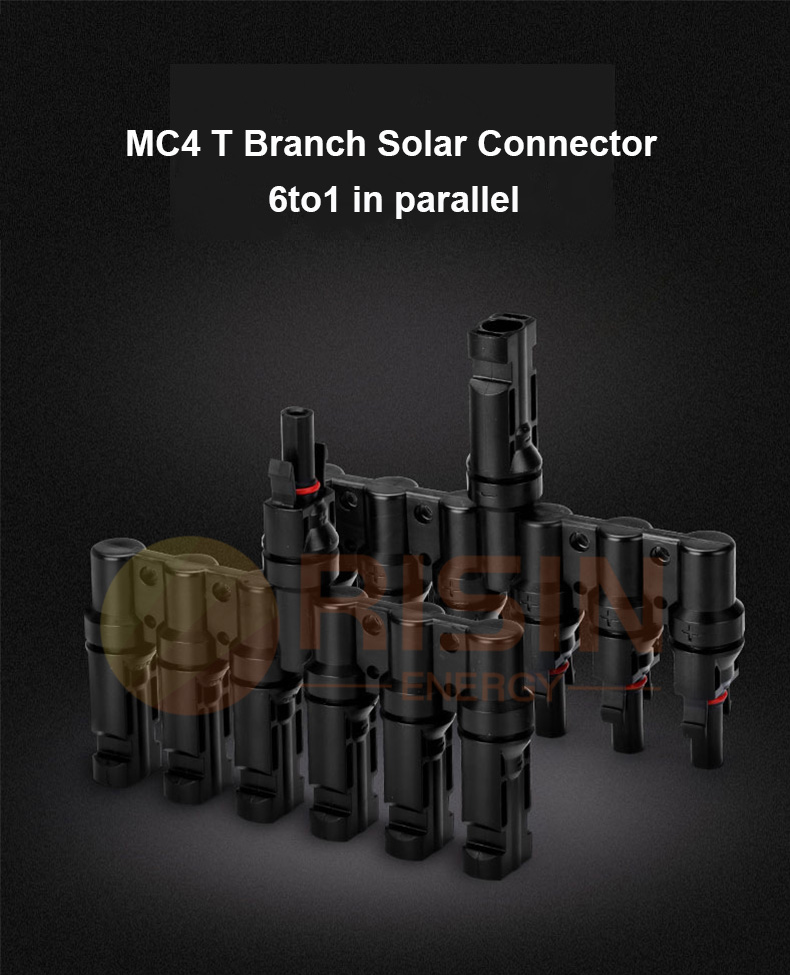 6in1 T branch MC4 connector