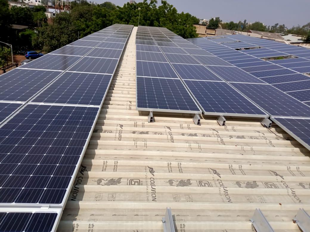 70KW Solar Roof in Naroda,India
