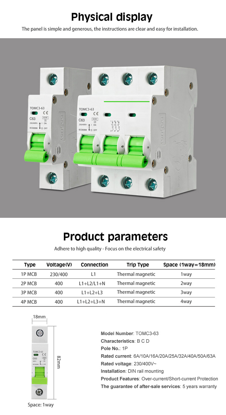 Circuit Breaker Miniature AC 4