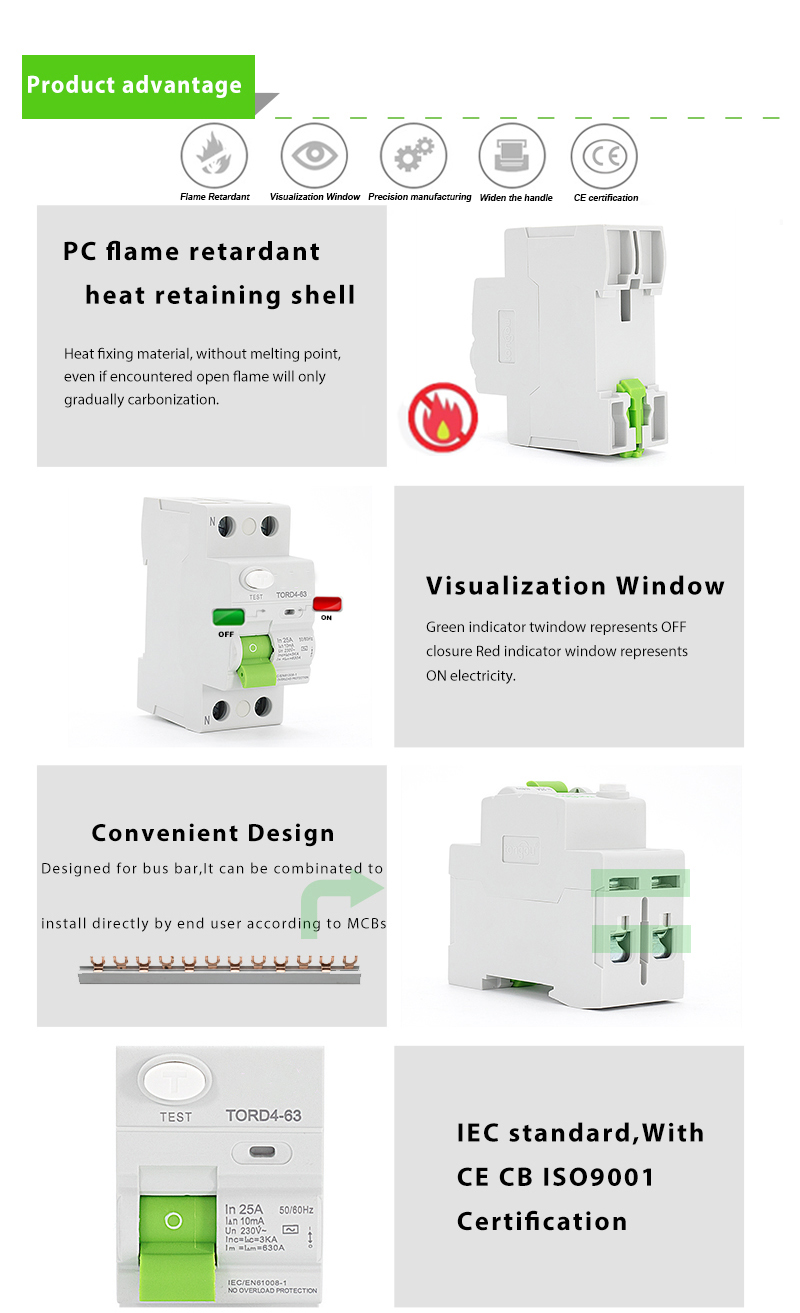 Advantage of AC RCCB