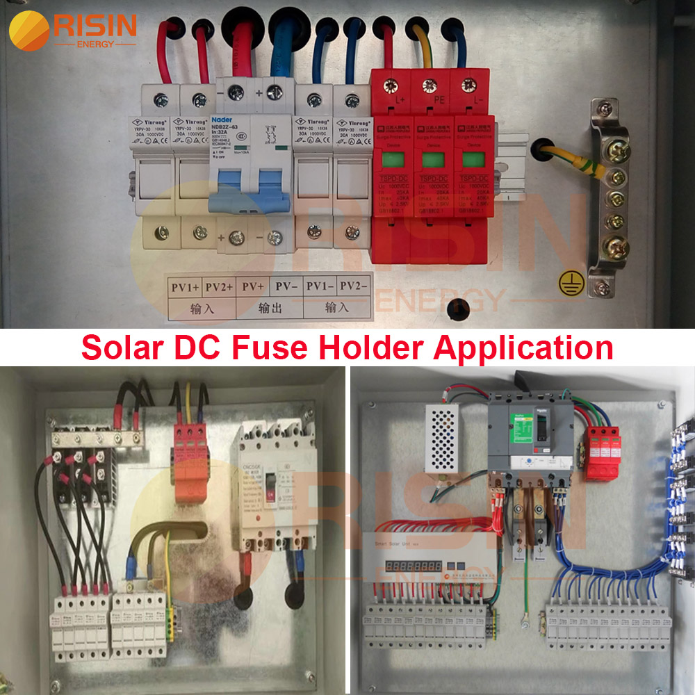 Aplicació de suport de fusible DC