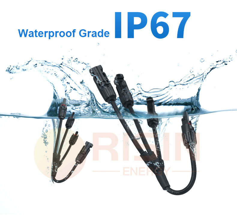 IP67 1to3 Y branch MC4