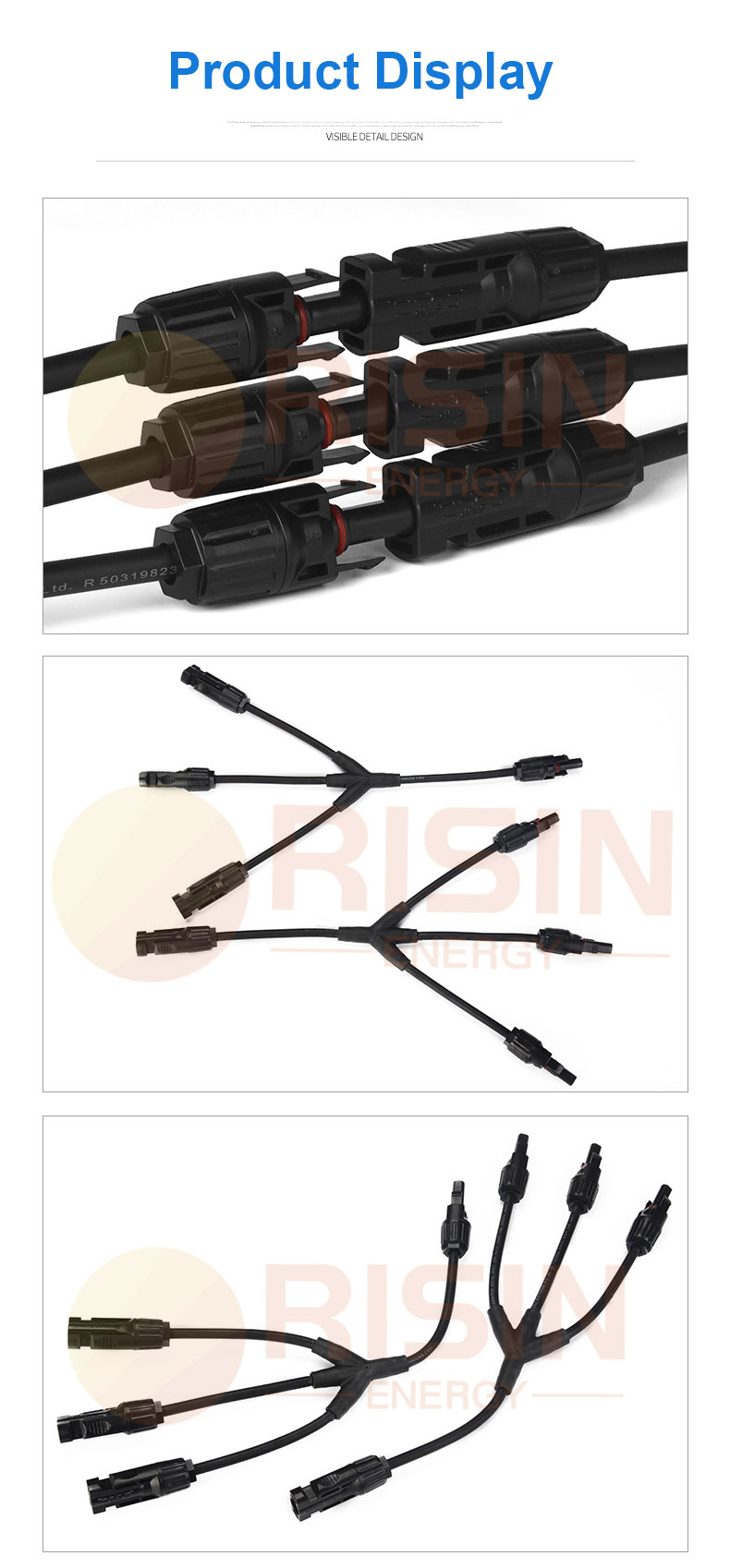 MC4 3to1 joint connector