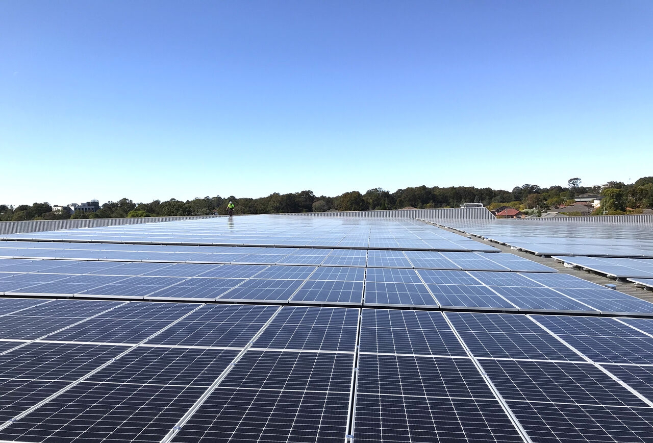 オーストラリア・シドニーの太陽光発電所