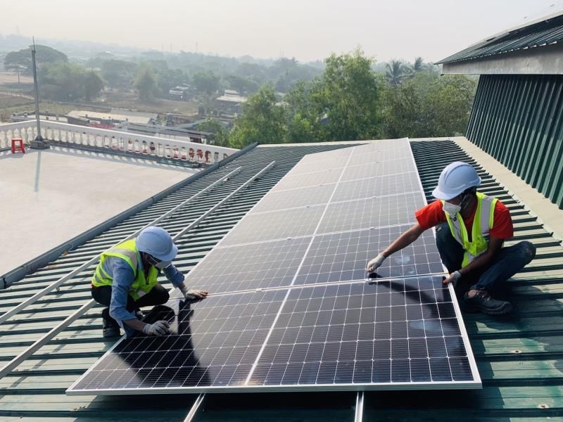 TrinaSolar e phethetse projeke ea ho fehla motlakase oa "off-grid photovoltaic" Yangon Myanmar