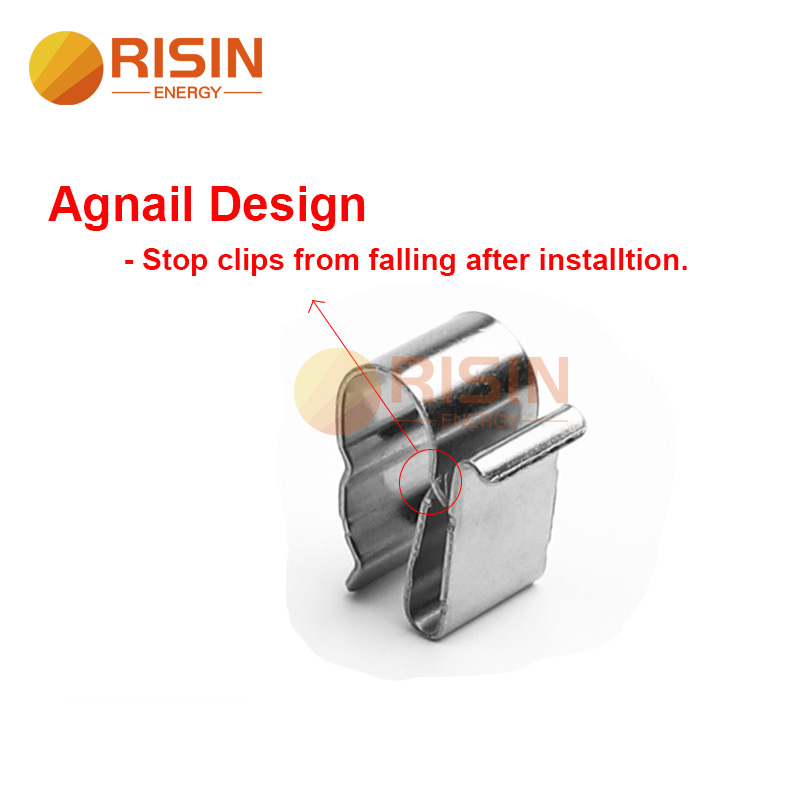 thumbnail image 2 of 30pcs Stainless Steel Solar Cable Clamps - Photovoltaic Panel Wire Clips For Trailer Frame Installation 2 of 14