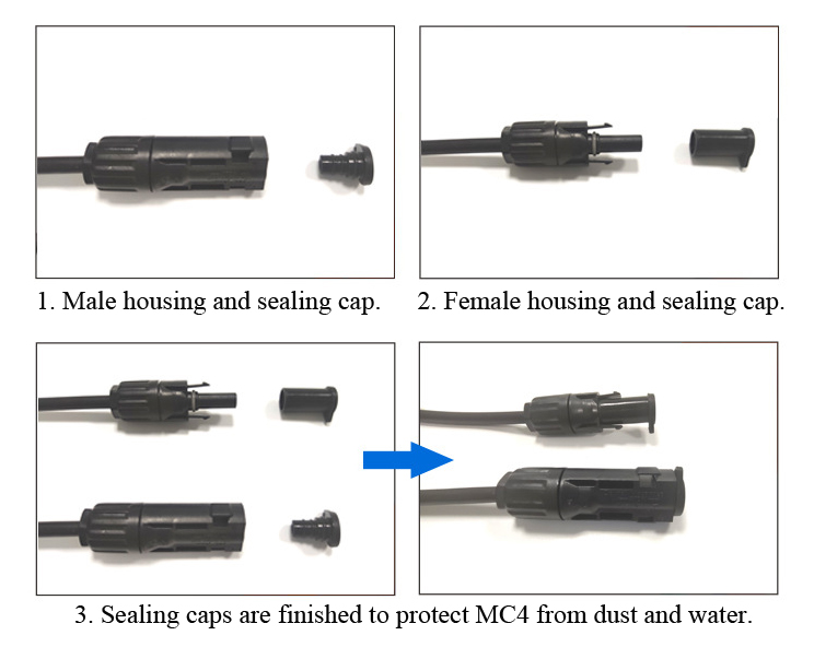 instruksiyon sa MC4 sealing cap