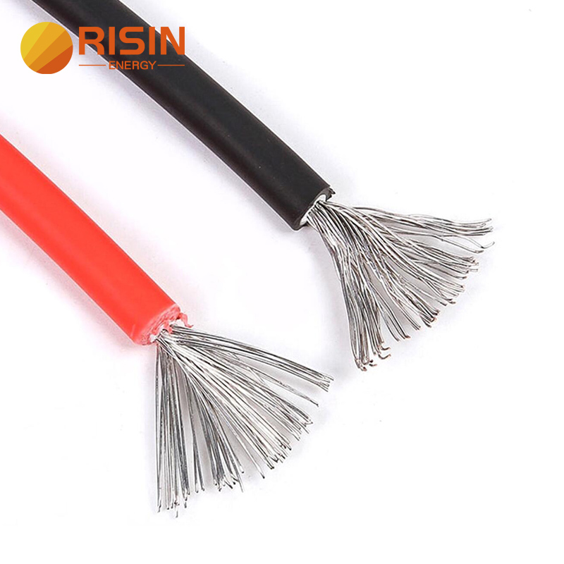 cable solar negro cable rojo