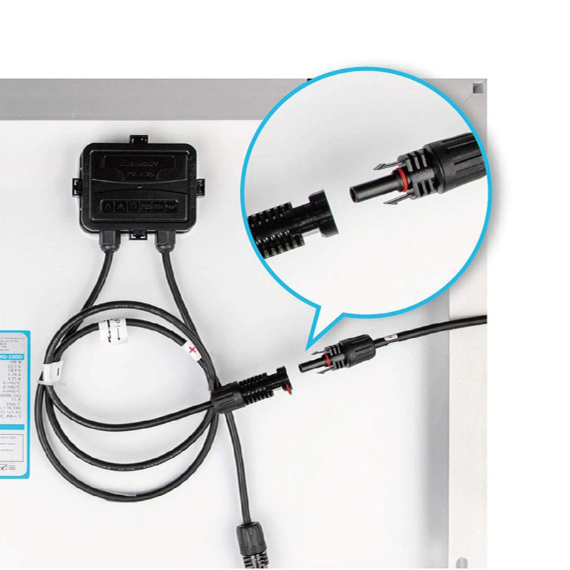 conector de panel solar