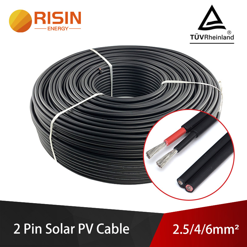двухжильные солнечные кабели 2x6 мм